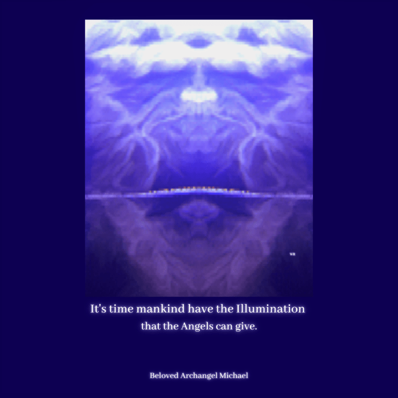 Beloved Archangel Michael quote 20x